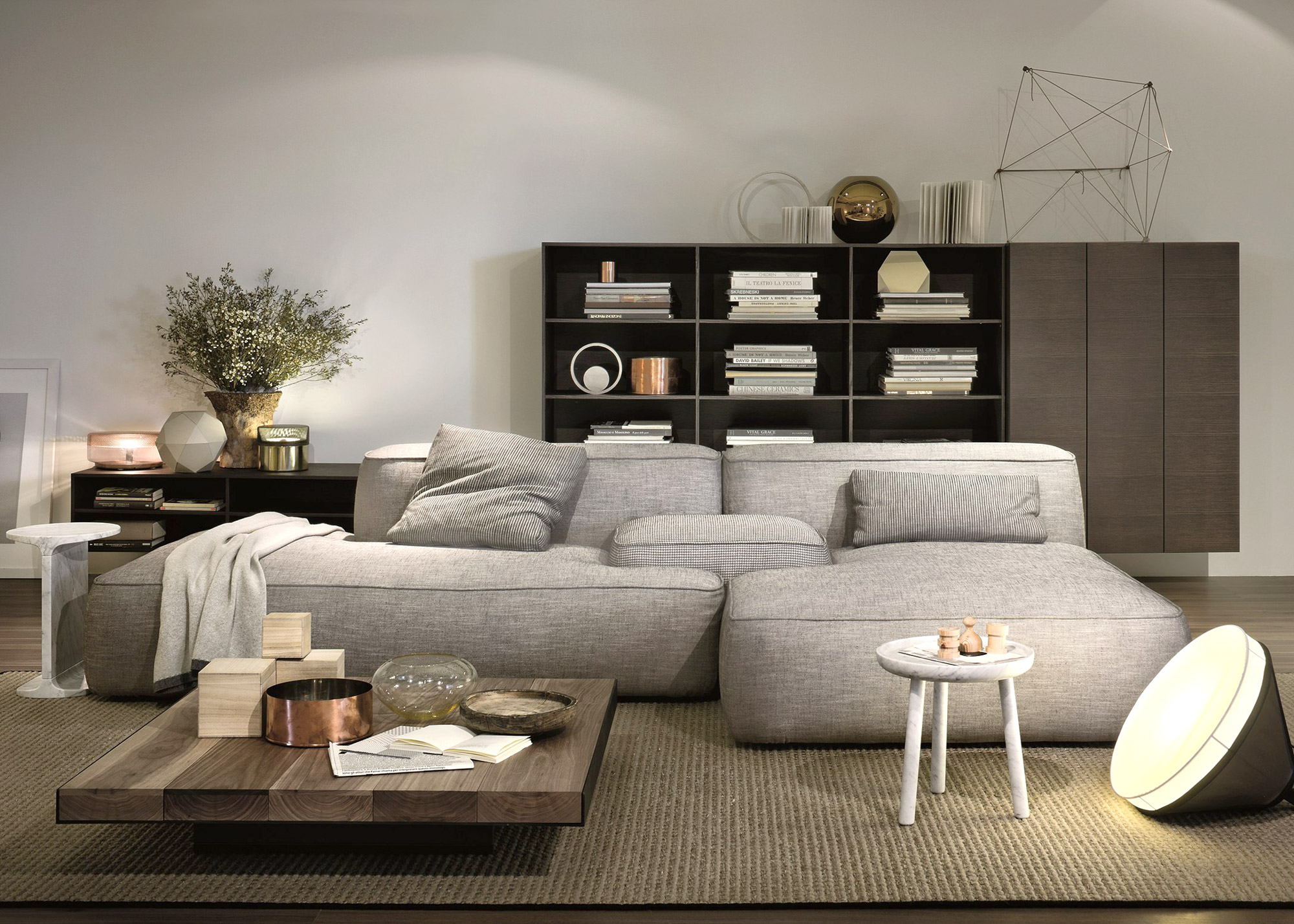 winkelförmiges Sofa
